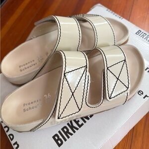 Birkenstock x Proenza Schouler 36 Ecru (Cream) Sandals NIB